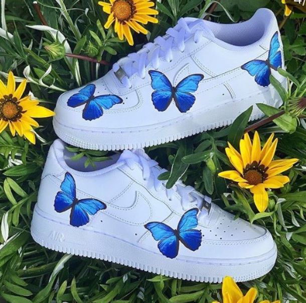 air force 1 butterfly